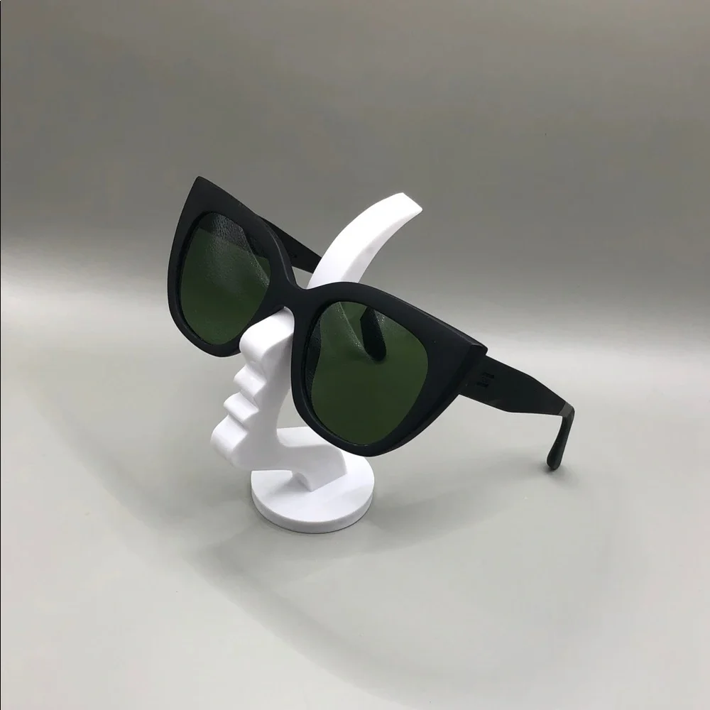 Tom's Traveler Collection Sunglasses Sydney Matte Black Olive Lenses